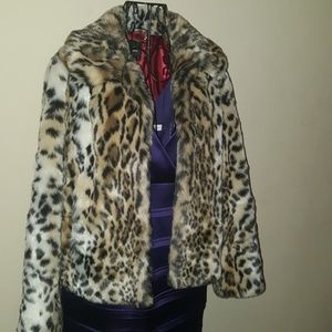 Luscious Leopard Faux Fur Jacket